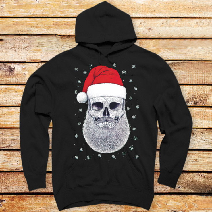 Santa Skull Art