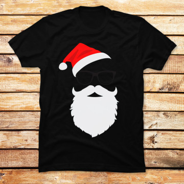 Hipster Santa Face