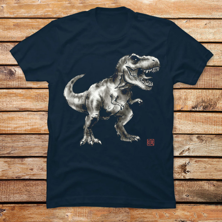 Ink Wash T-Rex