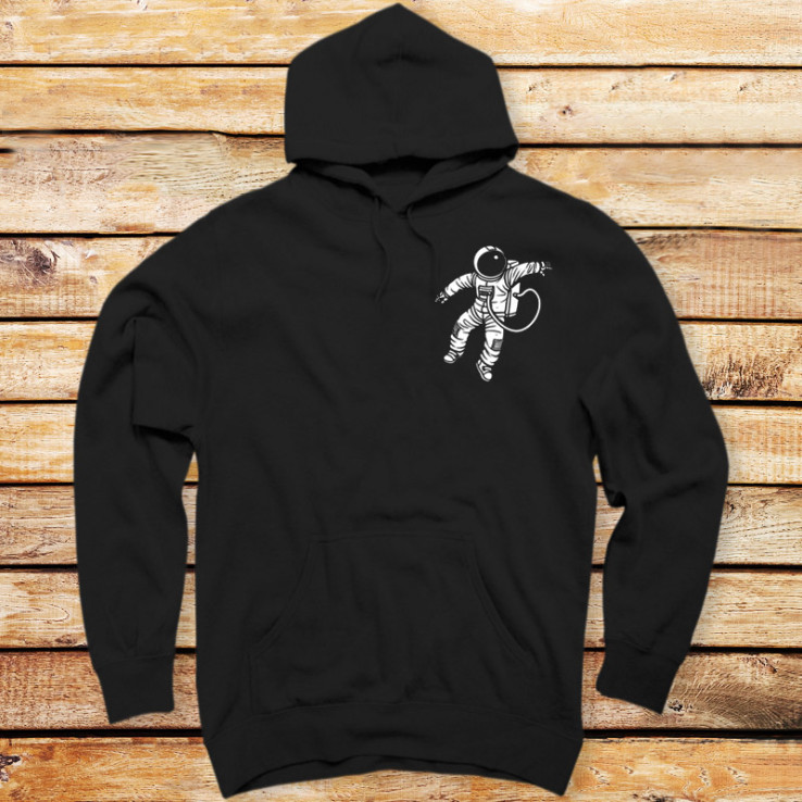 Small Astronaut Lost in Deep Space Gravity