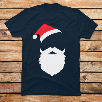 Hipster Santa Face