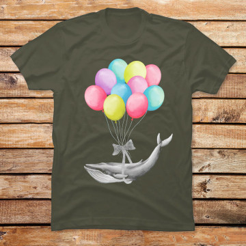 Whale With Balloons