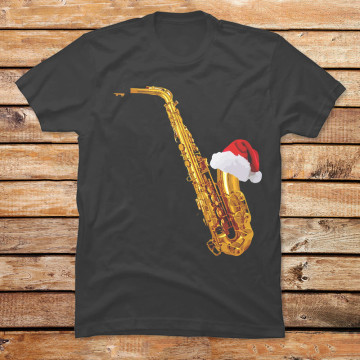 Christmas Saxophone Santa Hat