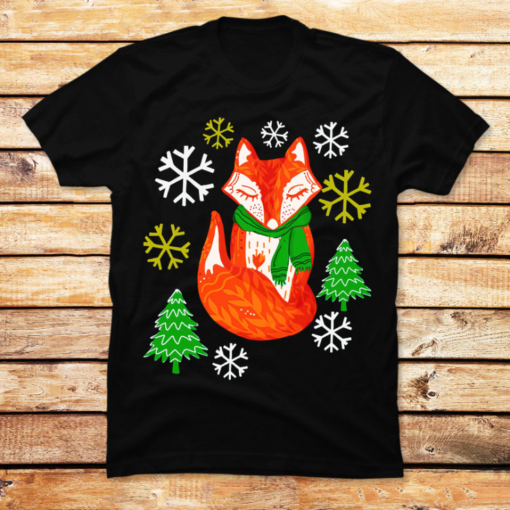 Red Fox Winter Wonderland