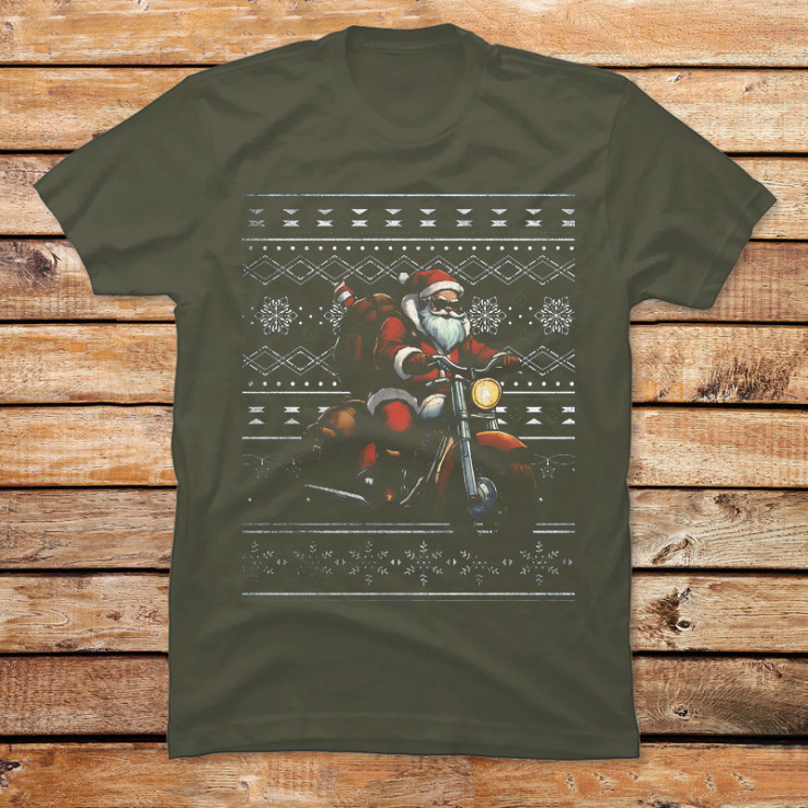 Santa Claus is also a Biker