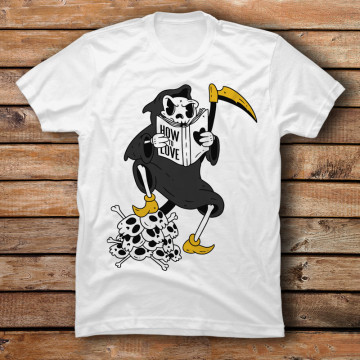 GrimReaperReadingTshirt-PR_t-shirt
