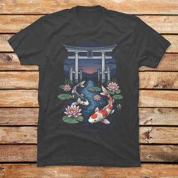 Koi and Torii