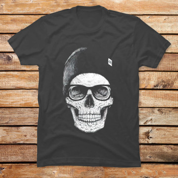 Black Skull in a Hat