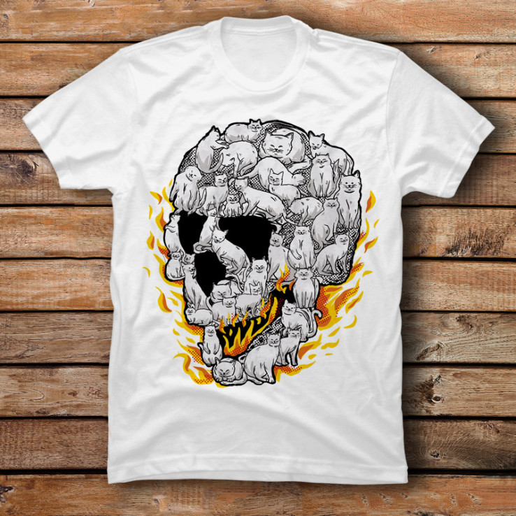 Fire Skulls Meow