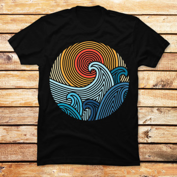 Sunset and Waves III