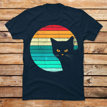 Kitten Tee Retro Style