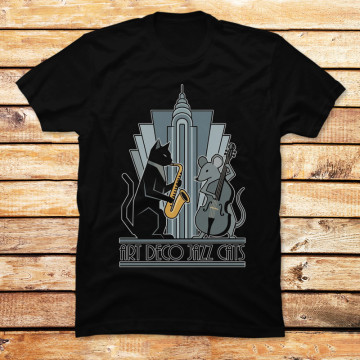 Art Deco Jazz Cats