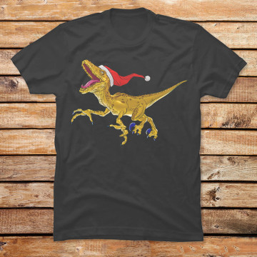 Christmas Velociraptor