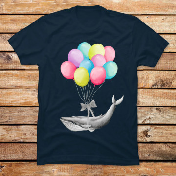 Whale With Balloons