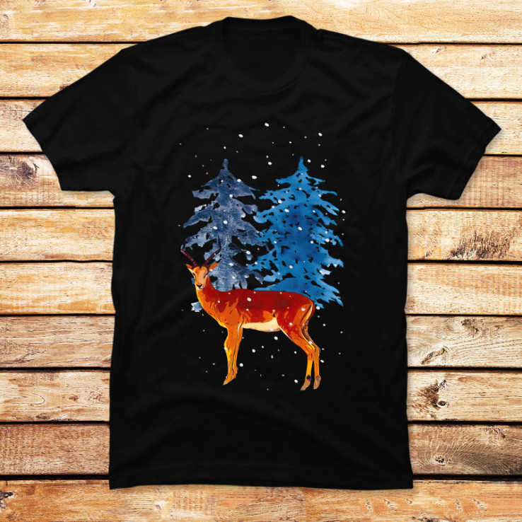 Deer and Winter II