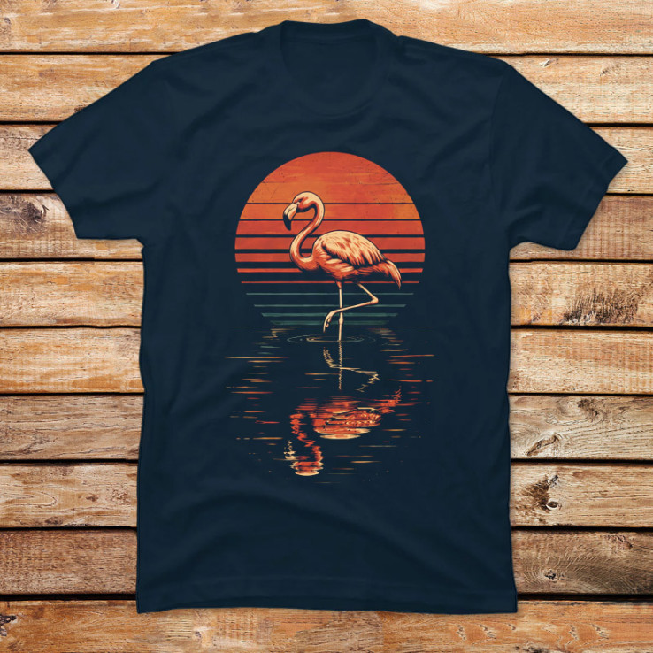 Flamingo Sunset Mirage