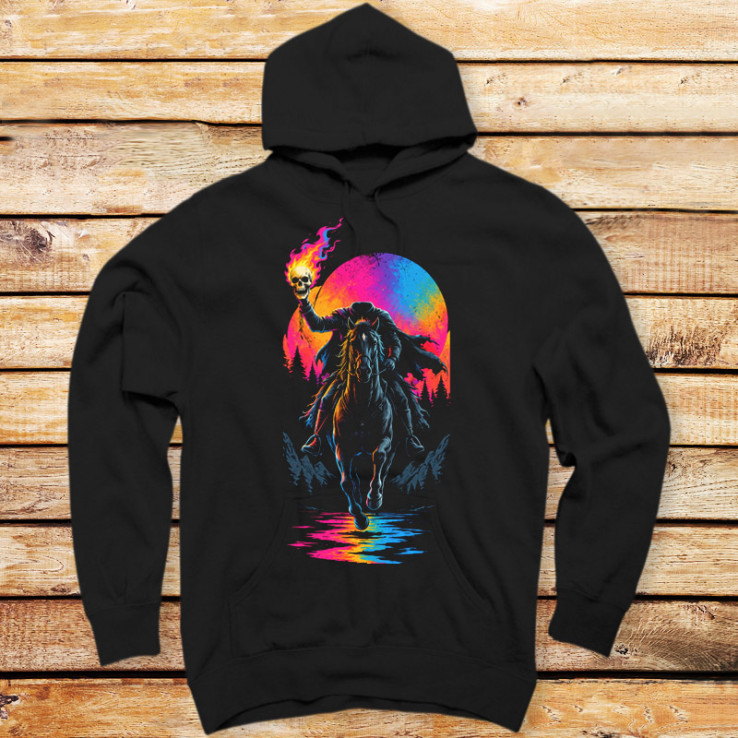 The Neon Headless Rider