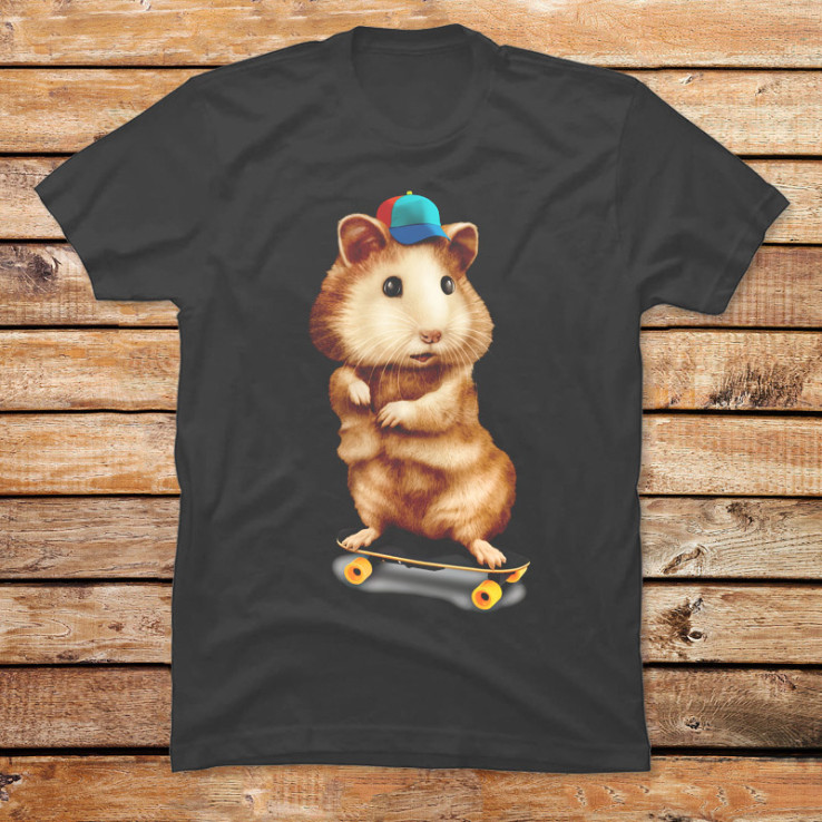 HAMSTER SKATEBOARDING