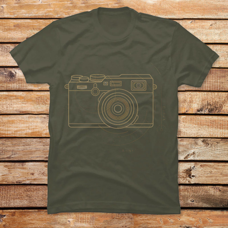 Vintage Camera Blueprint