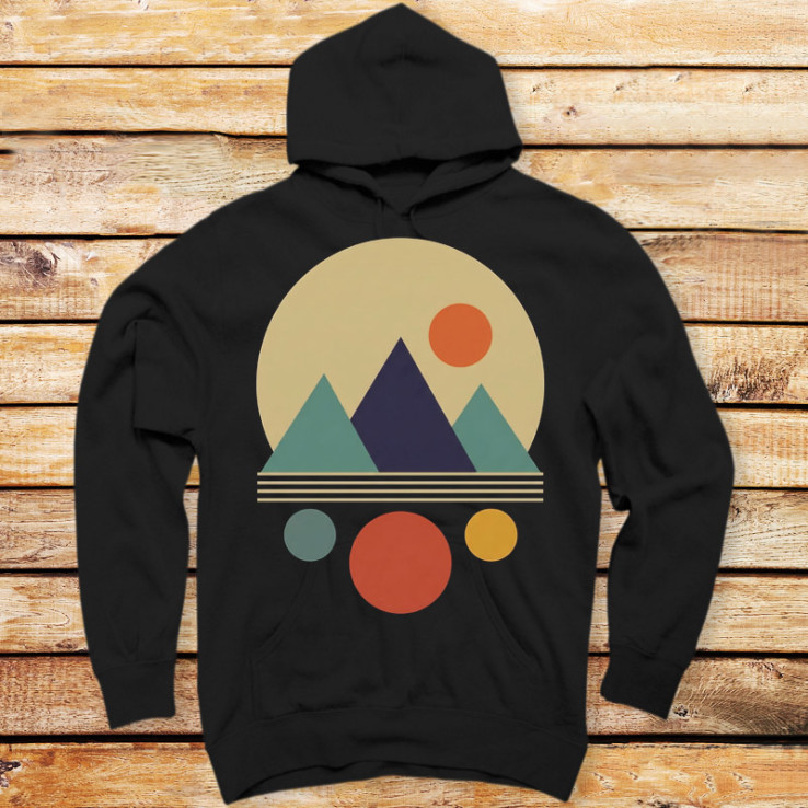 Retro Geo Landscape II