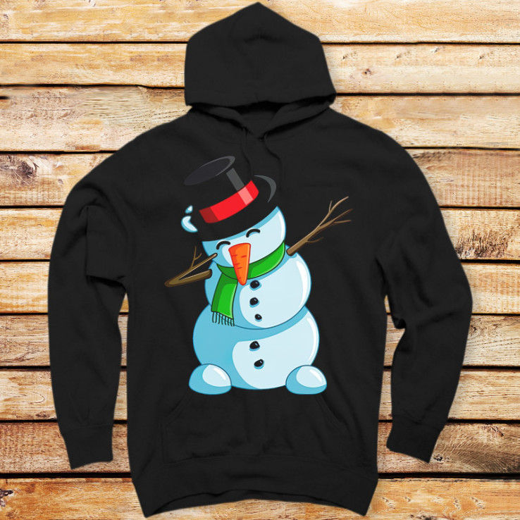 Christmas Dabbing Snowman