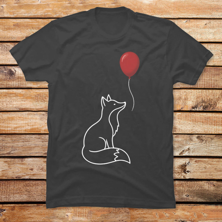 Fox with Balloon