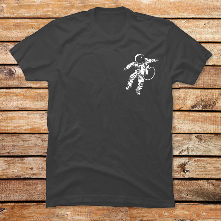 Small Astronaut Lost in Deep Space Gravity