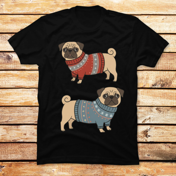 Pugs in Sweaters
