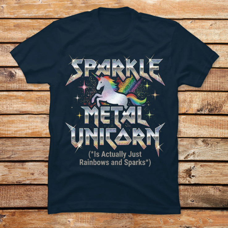 Sparkle Metal Unicorn