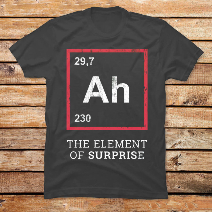 Ah the element of Surprise