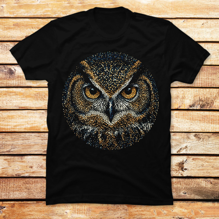 Pointillist Owl