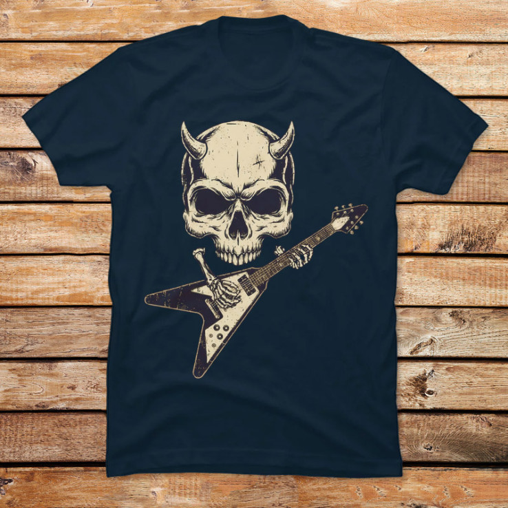 Guitar Skull