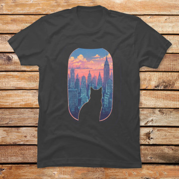 Feline Skyline Drifter