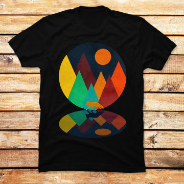 Geometric Retro Nature-