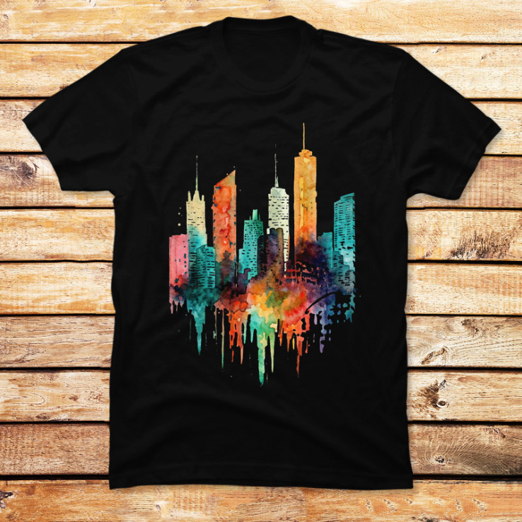 Metropolis Watercolor