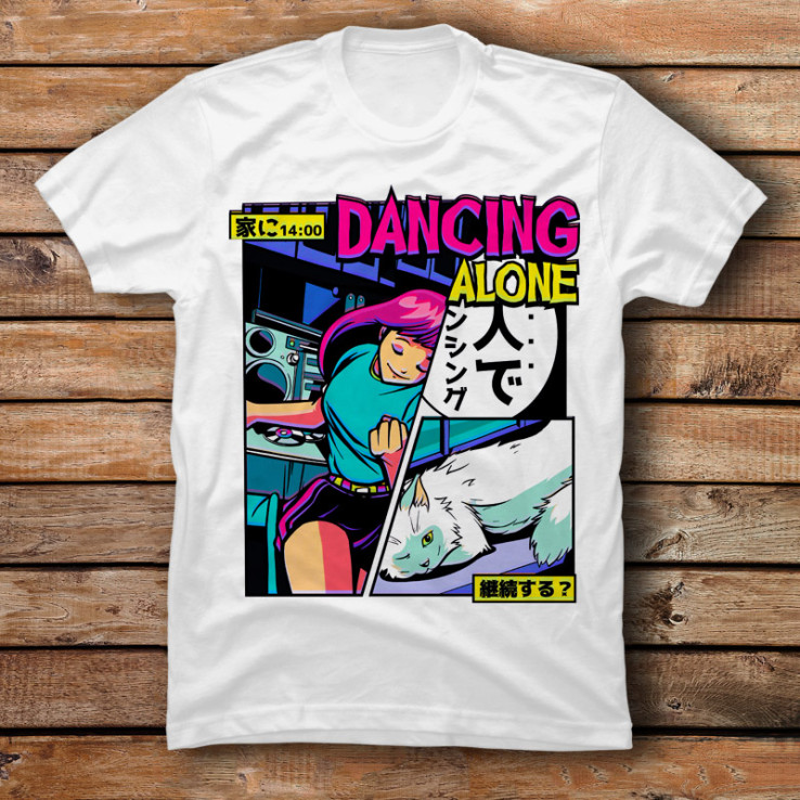 Anime Dancing Alone