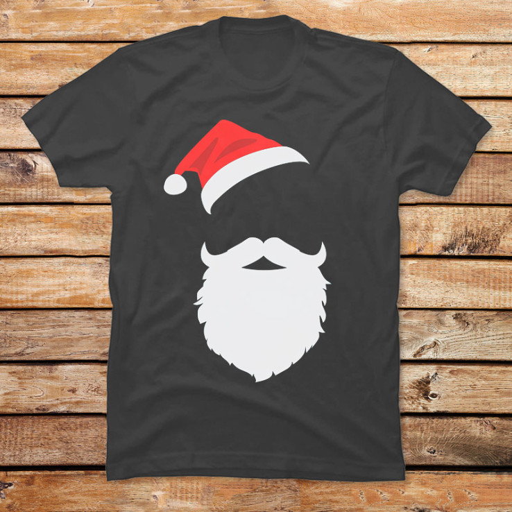 Hipster Santa Face