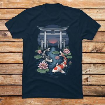 Koi and Torii