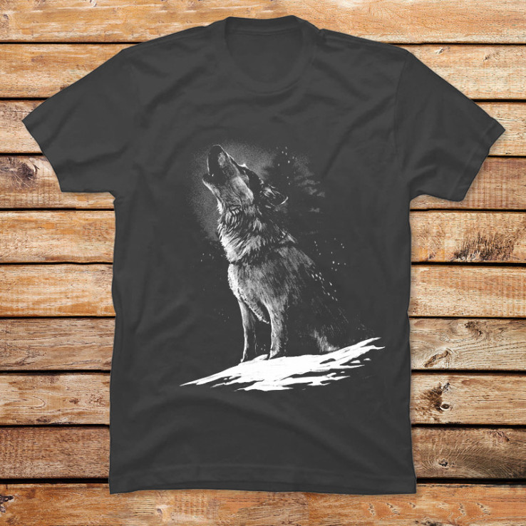 Wolf Monocrhome