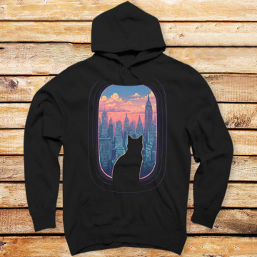 Feline Skyline Drifter