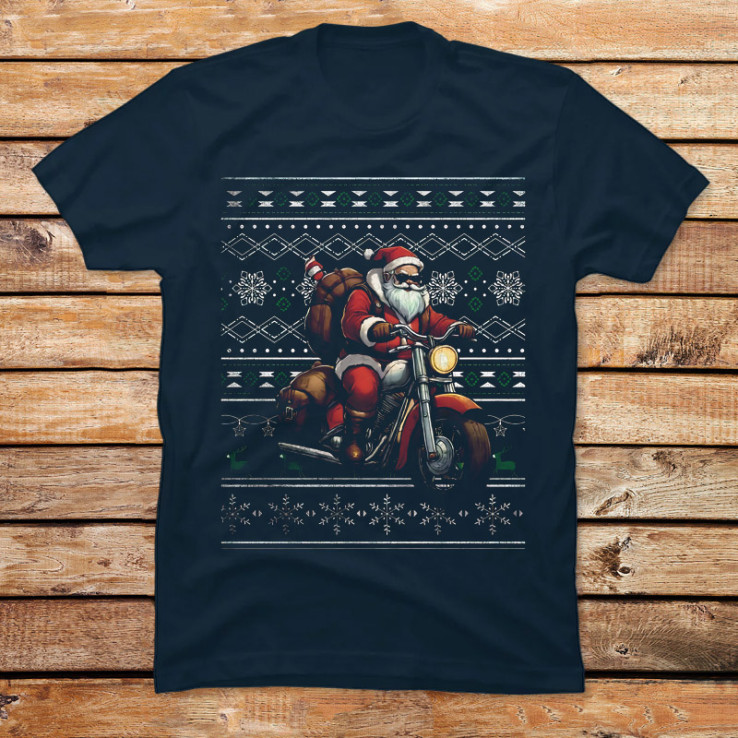 Santa Claus is also a Biker