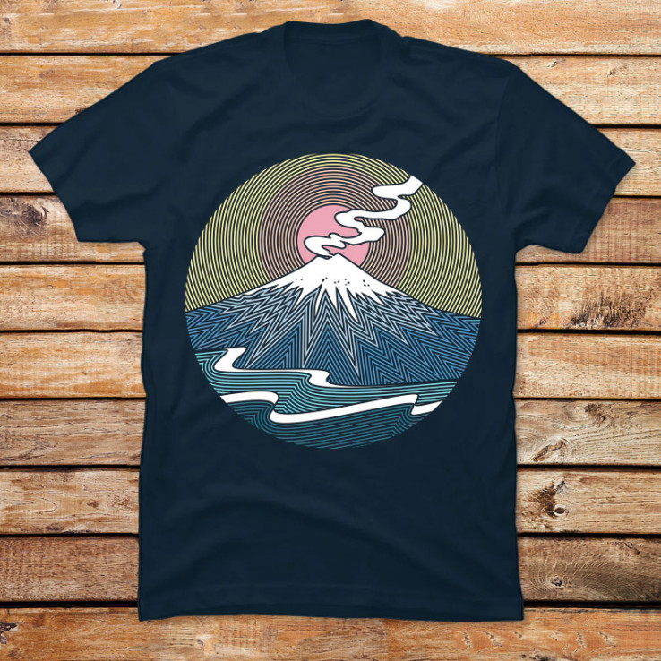 Mountain Sunset Geometry