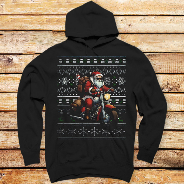Santa Claus is also a Biker