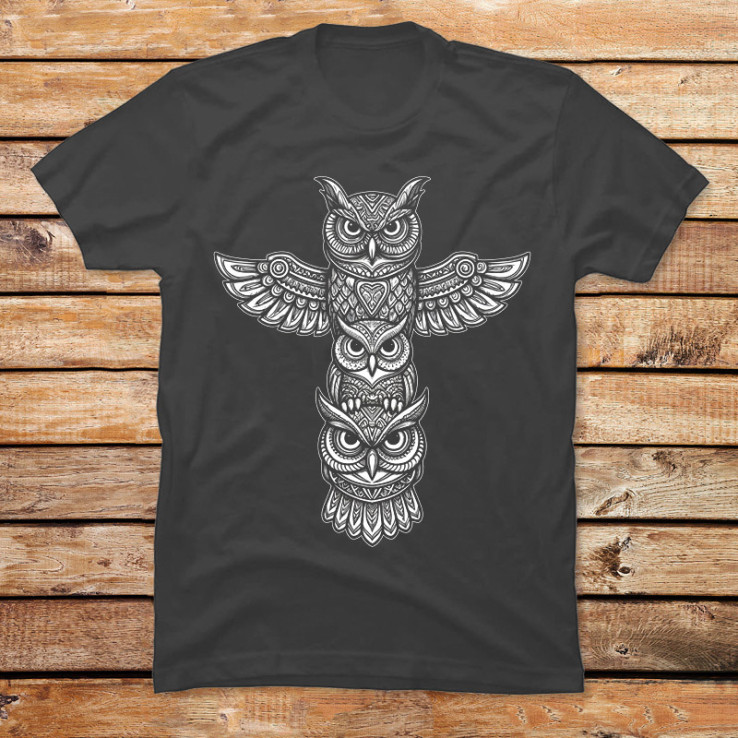 Tribal Totem Owls