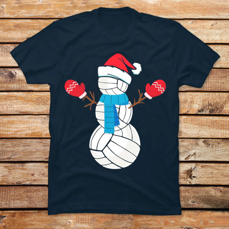 Volleyball Snowman