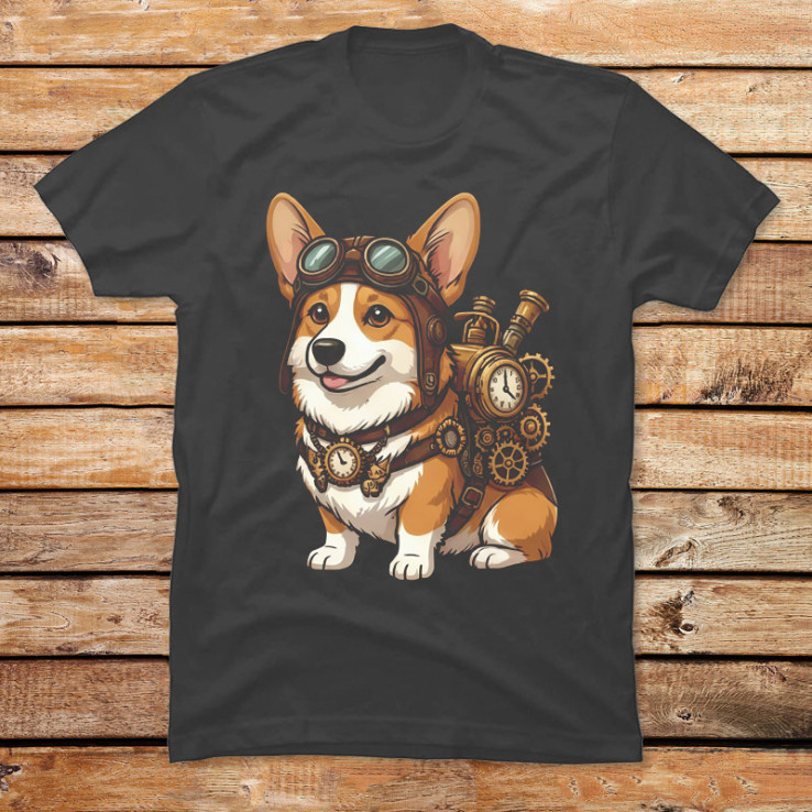 Steampunk Corgi