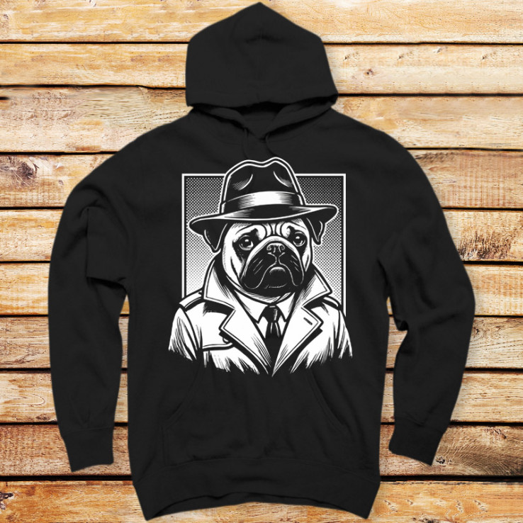 Pug Noir Detective