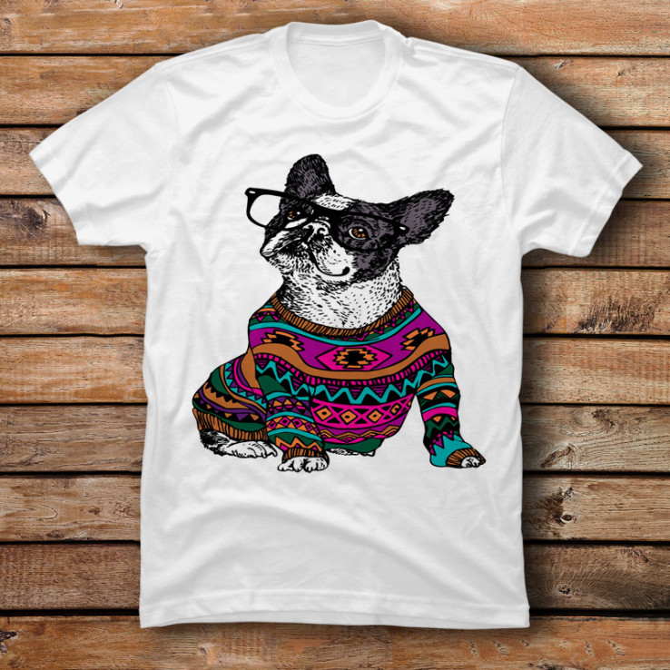 Hipster Frenchie