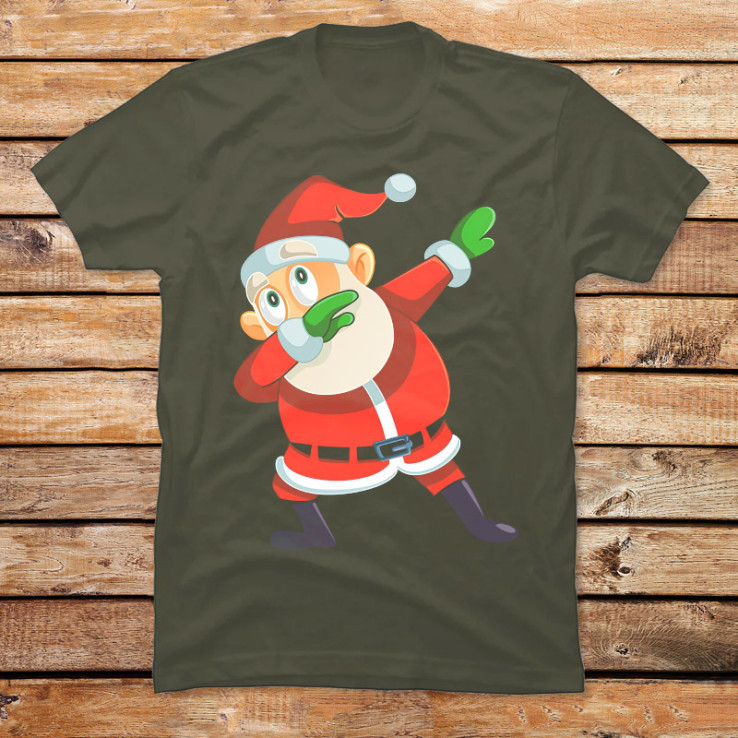 Christmas Dabbing Santa Claus