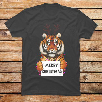 Tiger in Christmas